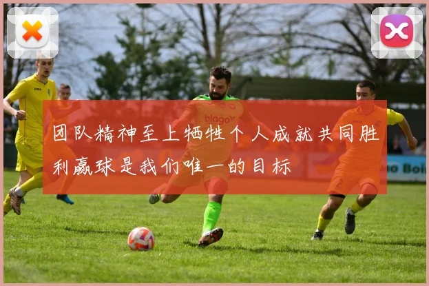 团队精神至上牺牲个人成就共同胜利赢球是我们唯一的目标